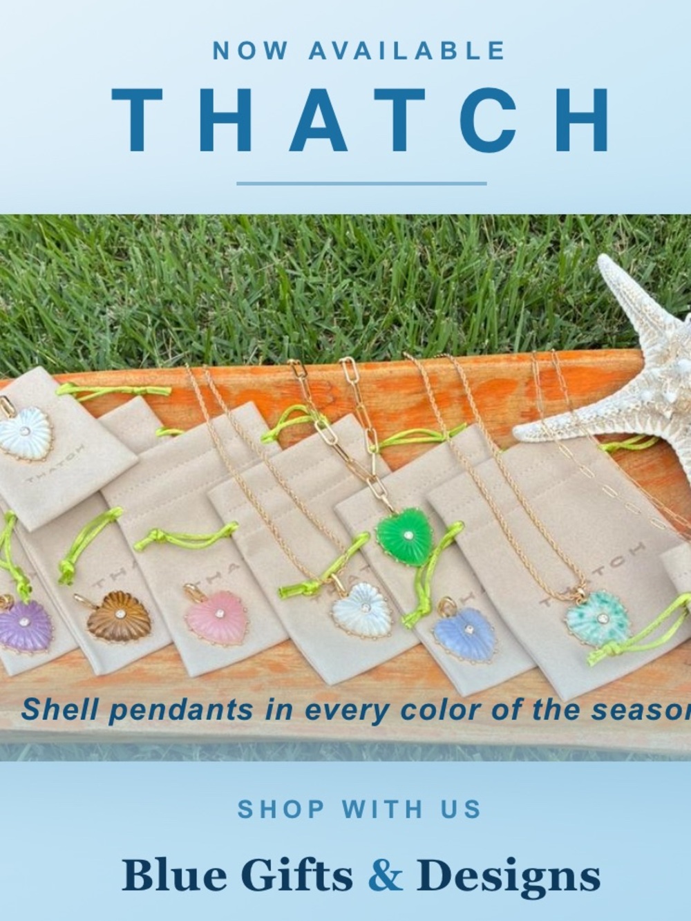 Thatch Shell Pendant